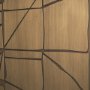 70596 - Roho Painted Gold Metal Wall Art