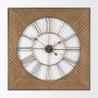 70602 - Rondell Light Brown Wood W/ Gold Metal Wall Clock