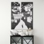 102440-L - National Laundry Day by Mercana Studio a Hand Embellished Textured Canvas