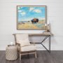 14938 - Buffalo by Mercana Studio a Hand Embellished Textured Framed Art Photograph