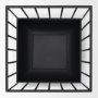 70536 - Verna Matte Black Wire Cage Metal Planters (Set of 2)