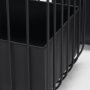 70536 - Verna Matte Black Wire Cage Metal Planters (Set of 2)
