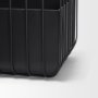 70536 - Verna Matte Black Wire Cage Metal Planters (Set of 2)