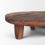 70497 - Iza Medium Brown Wooden Riser (Set of 2)