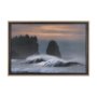 15212 - Crashing Wave by Chad Mackay a Hand Embellished Textured Framed Photo Art Print Matted under Glass