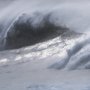 15212 - Crashing Wave by Chad Mackay a Hand Embellished Textured Framed Photo Art Print Matted under Glass