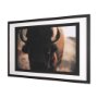 15215 - Stare Down by Chad Mackay a Hand Embelished Textured Framed Photo Art Print Matted under Glass