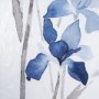 15219 - Blue Iris I by Mercana Studio a Hand Embellished Textured Framed Art Print Matted under Glass