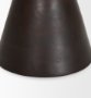 70511 - Palmera Dark Brown Wood Pedestal Accent Table