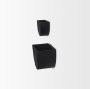 70532 - Shilo Matte Black Metal Hanging Wall Planter (Set of 2)