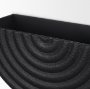 70532 - Shilo Matte Black Metal Hanging Wall Planter (Set of 2)