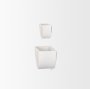 70533 - Shilo Matte White Metal Hanging Wall Planter (Set of 2)