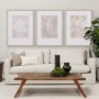 15050 - Flower Silhouette-Peony by Mercana Studio Hand Embellished Framed Art Print Matted under Glass
