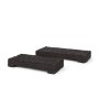 70500 - Shira Reclaimed Dark Brown Wooden Riser (Set of 2)