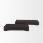 70500 - Shira Reclaimed Dark Brown Wooden Riser (Set of 2)