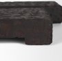 70500 - Shira Reclaimed Dark Brown Wooden Riser (Set of 2)