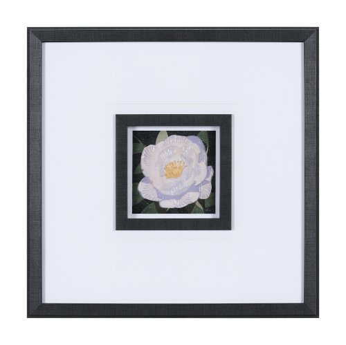 15228 - Flower Portrait V by Mercana Studio a Hand Embellished Textured Framed Art Print Matted under Glass
