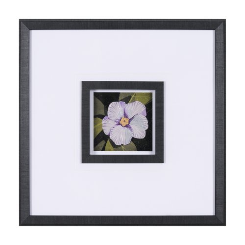 15230 - Flower Portrait VII by Mercana Studio Hand Embellished Textured Framed Art Print Matted under Glass
