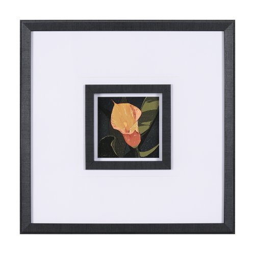 15231 - Flower Portrait VIII by Mercana Studio Hand Embellished Textured Framed Art Print Matted under Glass