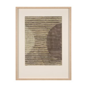 Solar Wind II by Mercana Studio a Hand Embellished Textured Framed Art Print Matted under Glass