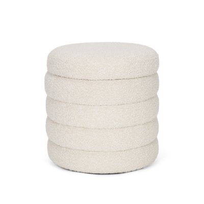 70409 - Elise Cream Boucle Upholstered Storage Ottoman