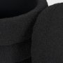 70410 - Elise Black Boucle Upholstered Storage Ottoman