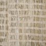 68459 - Solis II 50L x 16W Brown Base Beige Woven Leather Cushion Accent Bench