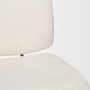 70684 - Nora Cream Fabric w/ Matte Black Metal Legs Accent Chair