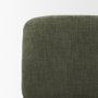 70685 - Nora Forest Green Fabric w/ Matte Black Metal Legs Accent Chair