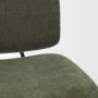 70685 - Nora Forest Green Fabric w/ Matte Black Metal Legs Accent Chair