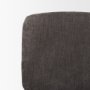70732 - Nora Charcoal Fabric w/ Matte Black Metal Legs Accent Chair
