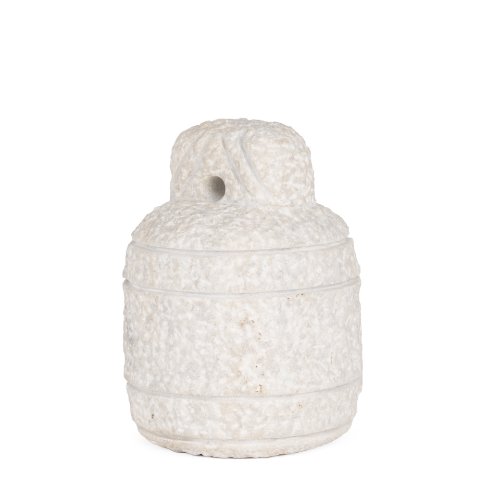 70505 - Irina Small White Marble Door Stopper