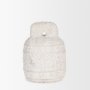 70505 - Irina Small White Marble Door Stopper