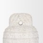 70505 - Irina Small White Marble Door Stopper
