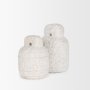 70505 - Irina Small White Marble Door Stopper