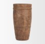 70507 - Porta Large Medium Brown Reclaimed Wooden Pot