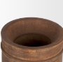 70507 - Porta Large Medium Brown Reclaimed Wooden Pot