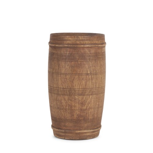 70508 - Porta Small Medium Brown Reclaimed Wooden Pot