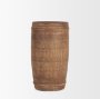 70508 - Porta Small Medium Brown Reclaimed Wooden Pot