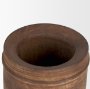 70508 - Porta Small Medium Brown Reclaimed Wooden Pot