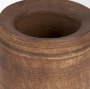 70508 - Porta Small Medium Brown Reclaimed Wooden Pot
