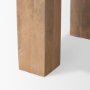 70633 - Beth Light Brown Wood Square Accent Table
