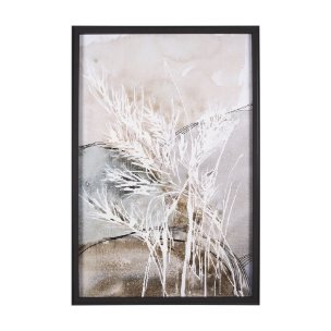 Blowing Grass I by Mercana Studio a Hand Embellished Textured Framed Art Print