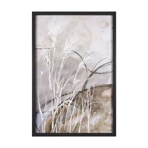 Blowing Grass II by Mercana Studio a Hand Embellished Textured Framed Art Print