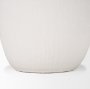 67679 - Karakum II Large White Textured Ceramic Vase 