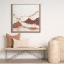 15057 - Red Rock View by Studio M a handmade Original Framed Artwork under Glass