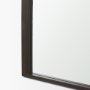 70621 - Celeste Dark Brown Wood Arched Floor Mirror