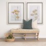 14166 - Meadow flowers IV by Mercana Studio a Hand Embellished Textured Framed Art Print Matted under Glass