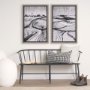 14802 - Rural Sketch-I by Mercana Studio a Hand Embellished Textured Framed Art Print