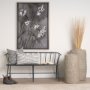 15125 -  Wildflowers I Charcoal by Mercana Studio a Hand Embellished Textured Framed Art Print